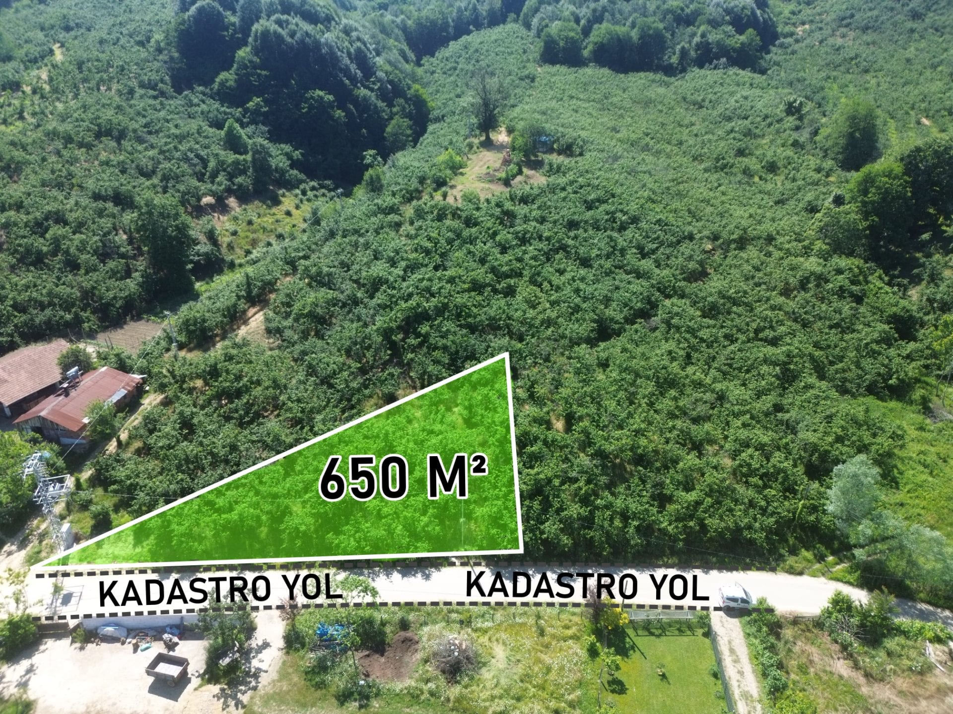 !! FIRSAT !! 650 M2 KÖY İÇİ İMARLI EMSALLERİNİN EN UYGUNU — görsel 1